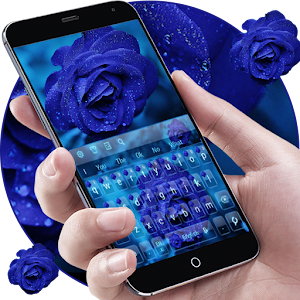 Download Blue Rose Keyboard Theme For PC Windows and Mac