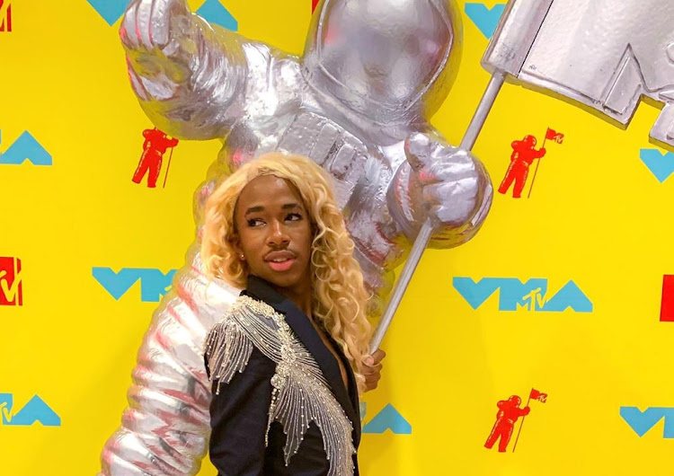 Vlogger and entertainer Lasizwe has a blast at the VMAs.