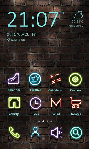 Neon Theme - ZERO Launcher