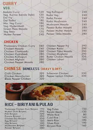 Thalassery Restaurant menu 2