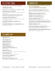 Spesso Gourmet Kitchen menu 8