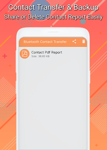 Bluetooth contact transfer  Contacts Backup