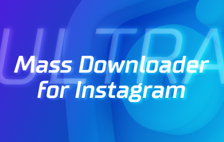 Ultra. Downloader for Instagram small promo image