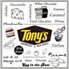 Tony's Sandwiches & Milk Shakes, Vijay Nagar, North Campus, New Delhi logo