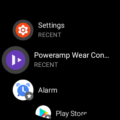 poweramp android wear