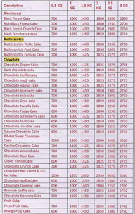 Manisha's Bakery 24X7 menu 6