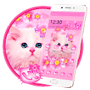 تنزيل Cute Pink Kitty Cat Theme التثبيت أحدث APK تنزيل