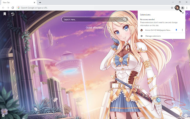 Anime Girl Backgrounds New Tab