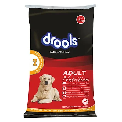 Drools Dog Food - Chicken & Egg, Adult - 10 kg