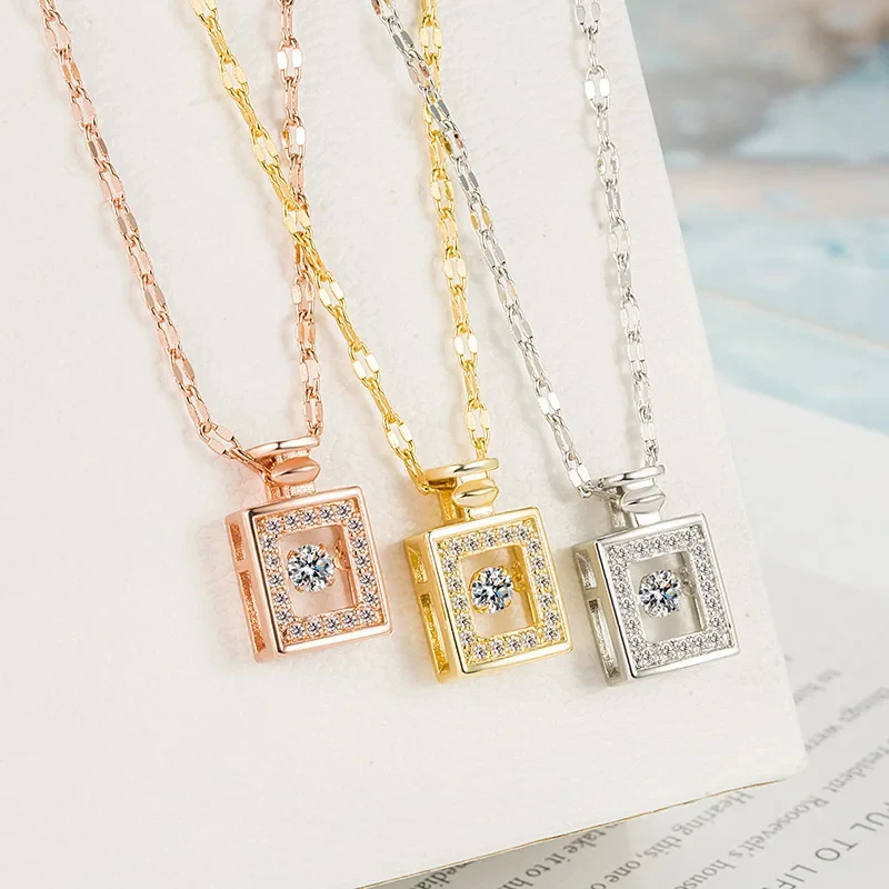 Title 2, Collier Pendentif Flacon Parfum Cadeau Saint-Va...