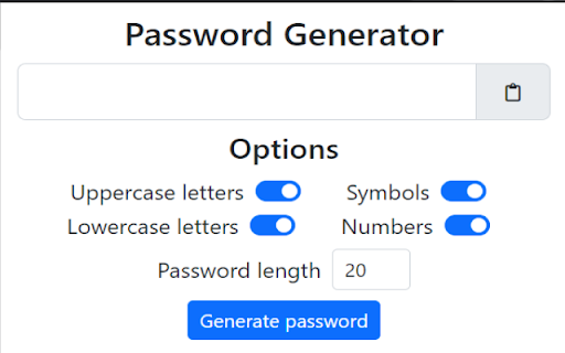 Password Generator screenshot 2