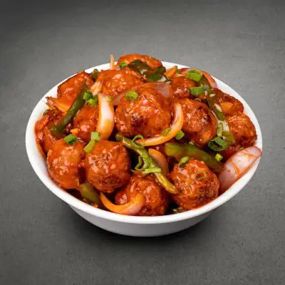 Veg Manchurian Balls In Choice Of Sauce