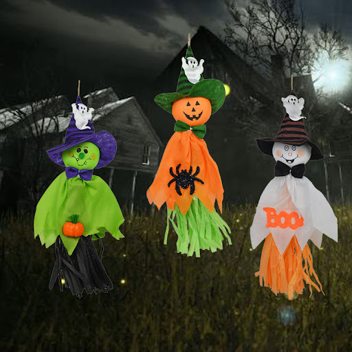 Title 1, Halloween ghost decoration for a spooky atmosph...