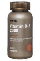 GNC EG Whole Food Vit-D Cap - 60s