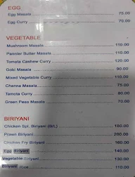 Sri Balaji Restaurant menu 2