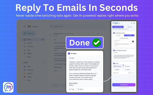 Mailisa: FREE AI Email & Message Replies screenshot 1