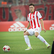 South African-born Greek based player Panagiotis Retsos in action on 7 August 2017. 