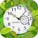 Leaves Analog Clock Live Wallpaper icon