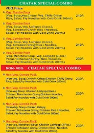 Chatak Chinese Restaurant menu 2