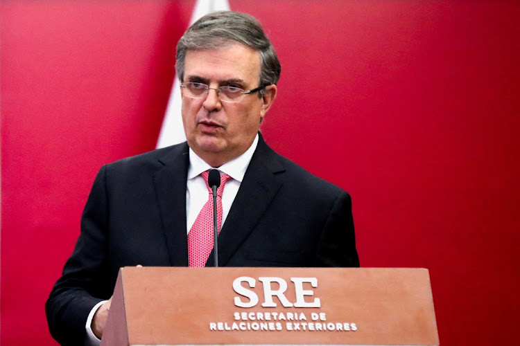 Mexico’s foreign minister Marcelo Ebrard in Mexico City, Mexico, July 26 2022. Picture: EDGARD GARRIDO/REUTERS