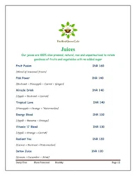 The Real Green Cafe menu 5