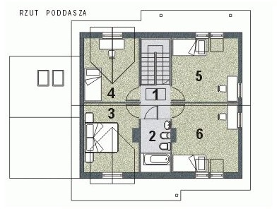 WB-3496 - Rzut poddasza