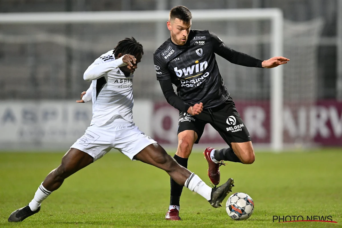 Nouvelles rassurantes à Ostende concernant un défenseur, sorti sur blessure face à Eupen