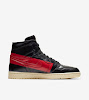 air jordan 1 high black gym red muslin