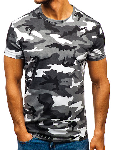 Title 8, Mens Short Sleeve T Shirt Digital Printing Cam...