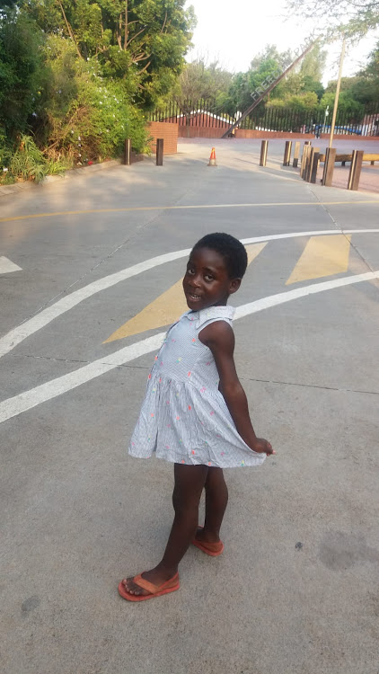 Privilege Parenyi, 4, was the first to be hit by the car in Salvokop on Saturday. She died at the scene.