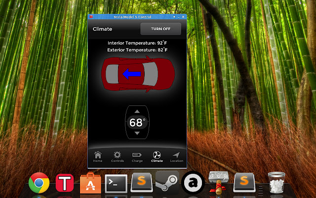 Tesla Model S Control App