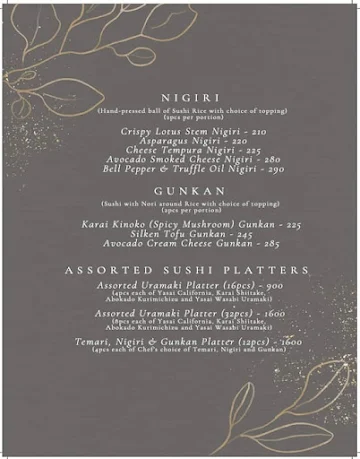 Hashi menu 