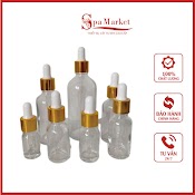 Lọ Chiết Serum Loại Dày, Lọ Chiết Mỹ Phẩm Thuỷ Tinh 5Ml/10Ml Có Núm Bóp Tinh Chất