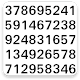 Flash Numbers Memory Game!