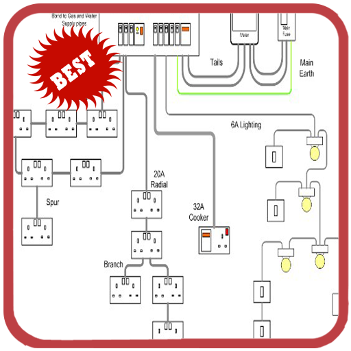 House Wiring Circuit Drawing Wiring Digital And Schematic