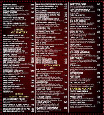 Food Kingdom menu 