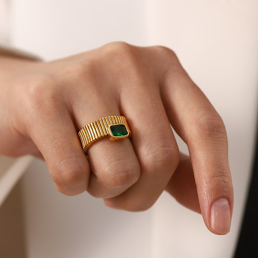 Title 4, Womens Fashion Non-fading Square Diamond Verti...