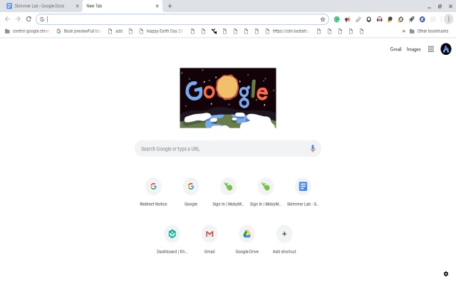 New Tab with chrome apps