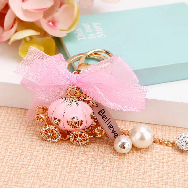 Title 3, Pompoen auto sleutelhanger dames tas hanger. Ee...