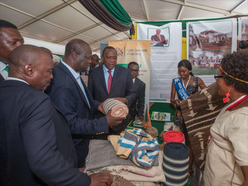 President Uhuru Kenyatta during the official opening of the Lake Region Economic Bloc. PSCU