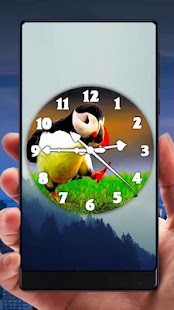 Bird Analog Clock Live Wallpaper - náhled