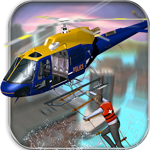 Police Heli Rescue Alert  Icon