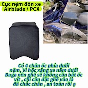 Nệm/Đệm Ngồi Xe Máy Em Bé Cho Xe Ab, Pcx , Yên Nệm, Không Tựa, An Toàn Cho Bé , Cục Đôn Yên Nệm