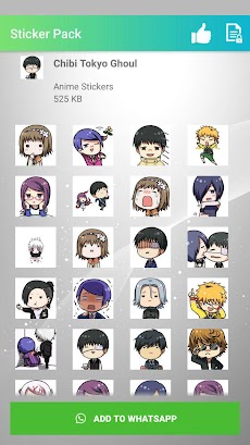 Tokyo Ghoul WAstickerAppsのおすすめ画像1