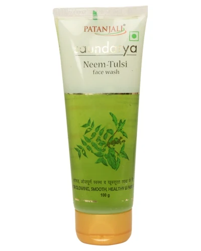 Patanjali Saundarya Neem-Tulsi Face Wash - 100 gm