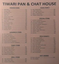 Tiwari Pan And Chaat House menu 2