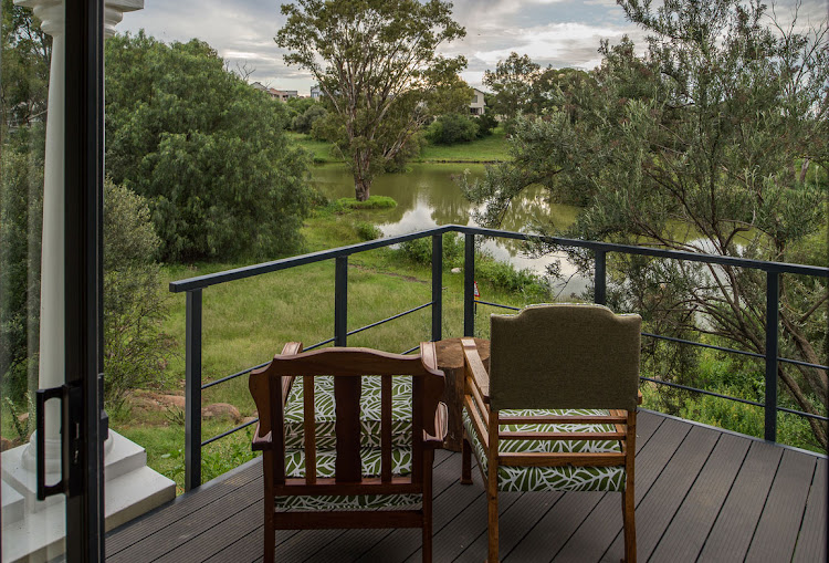 View from the balcony from one of the suites