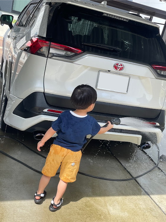 RAV4のRAV4・TRD・車好き女子・洗車・パールホワイトに関するカスタム事例の投稿画像4枚目