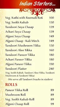 Singla's Sweets, Bakery & Restaurant menu 8