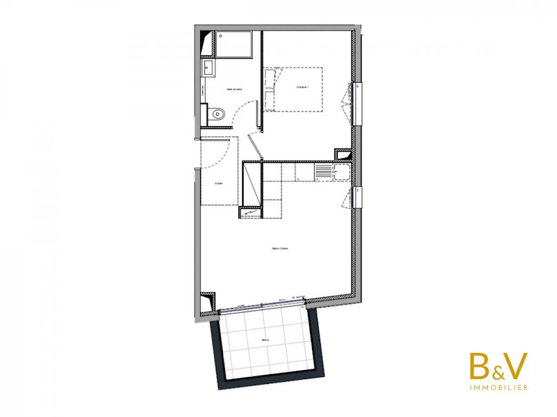 Vente appartement 2 pièces 40 m² à Nice (06000), 265 000 €